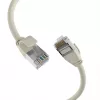 EFB Elektronik cavo patch RJ45 Cat.6A U/FTP TPE 4 mm Ultraflex grigio 3 m