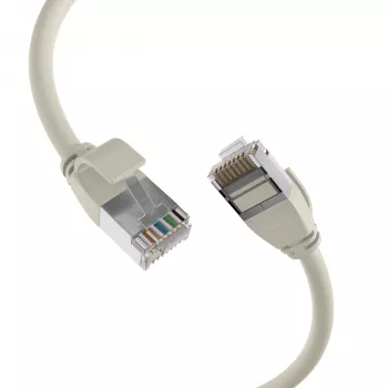 EFB Elektronik cavo patch RJ45 Cat.6A U/FTP TPE 4 mm Ultraflex grigio 3 m