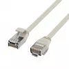 EFB Elektronik cavo patch RJ45 Cat.6A U/FTP TPE 4 mm Ultraflex grigio 3 m