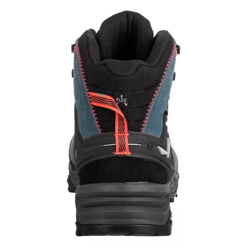 SALEWA Scarpe Alp Trainer 2 Mid GTX Donna - Java Blue / Fluo Coral - UK 5.5 (EU 38.5)