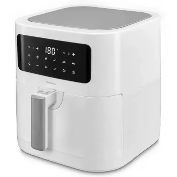 MEDION friggitrice ad aria Life MD 11740 E40 XL (bianco opaco, 2150 W, cestello da 5,2 L)