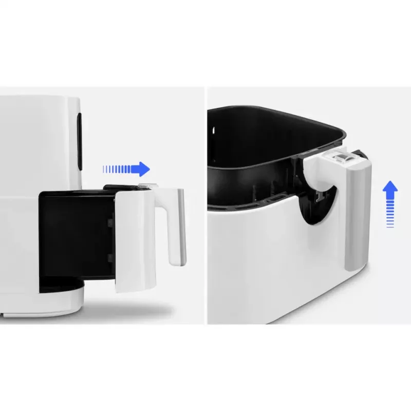 MEDION friggitrice ad aria Life MD 11740 E40 XL (bianco opaco, 2150 W, cestello da 5,2 L)
