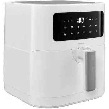 MEDION friggitrice ad aria Life MD 11740 E40 XL (bianco opaco, 2150 W, cestello da 5,2 L)