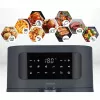 MEDION Life MD 11740 E40 XL friggitrice ad aria, grigio, 2150 W, cestello da 5,2 L