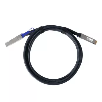 BlueOptics Fortinet FN-CABLE-QSFPDD-DAC-02 compatibile BlueLAN BL292901X2M26 cavo Direct Attach in rame QSFP-DD, 400GBASE-CR4, 26 AWG, 2 metri