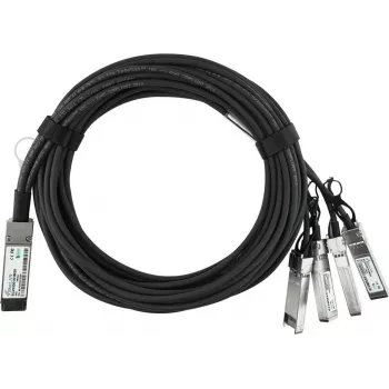 BlueLAN compatibile NVIDIA BN-QS-SP-CBL-5M cavo Direct Attach Breakout passivo 40GBASE-CR4 QSFP a 4x10GBASE-CR SFP+, 5 metri, AWG26 (BN-QS-SP-CBL-5M-BL)