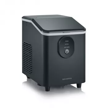 SEVERIN EZ 7415 macchina per ghiaccio, 12 kg/24h, serbatoio 2,1 L, acciaio inox/nero
