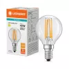 Osram LED Classic P 40 Filament 3.4W 827 Trasparente E14 Lampada LED, Mini Globe