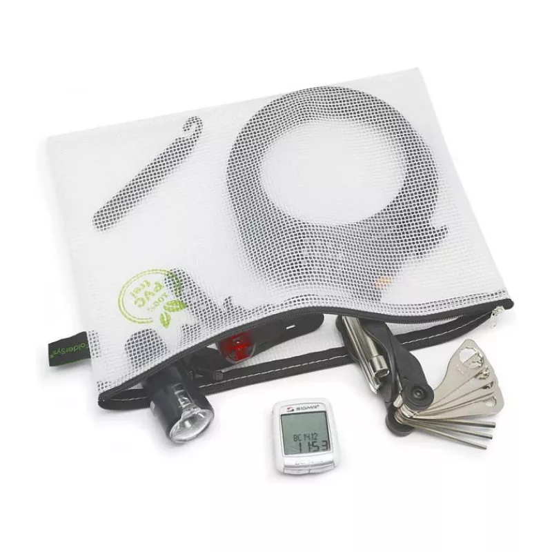 FolderSys B5 Custodia portadocumenti con zip trasparente