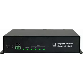 GÜDE Expert Power Control 1141-1 PDU commutata con misurazione 4x IEC C13 10A montaggio a rack 1U