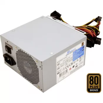 Seasonic SSP-600ES2 Bulk 600W Alimentatore, grigio, 80 PLUS Bronze, ATX