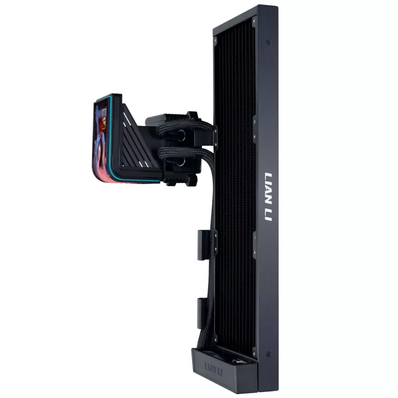 Lian Li HydroShift II OLED Curved 360 Fanless dissipatore liquido CPU AiO, 360 mm, display OLED - nero