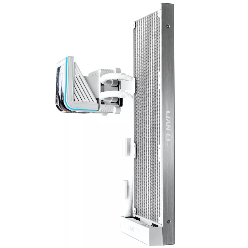 Lian Li HydroShift II OLED Curved 360 Fanless dissipatore liquido CPU AIO, radiatore 360 mm, display OLED - bianco