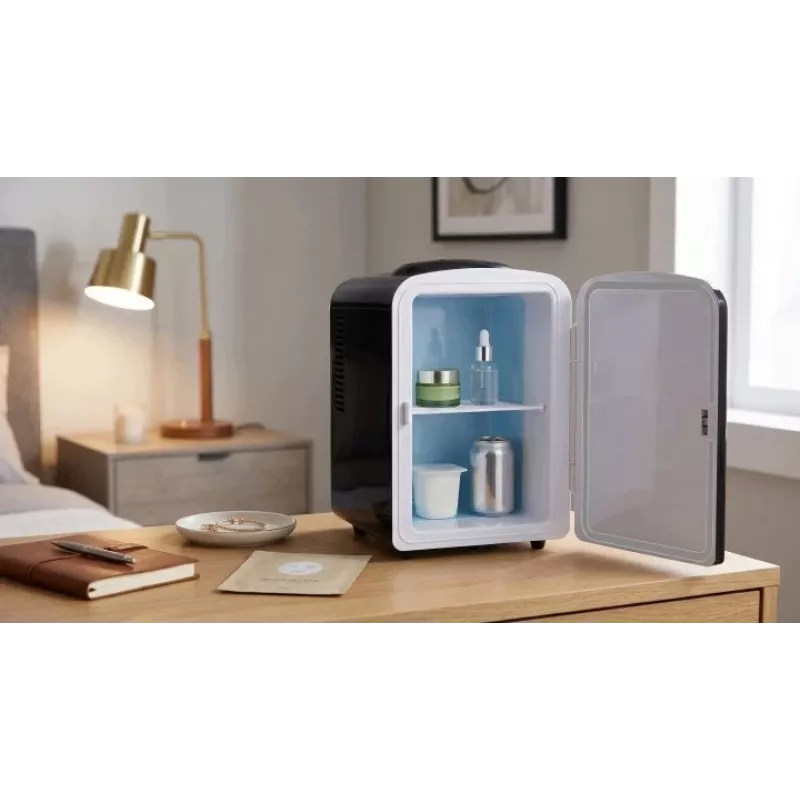ELLE Home ESDAF101BKEU Mini frigo 4L nero