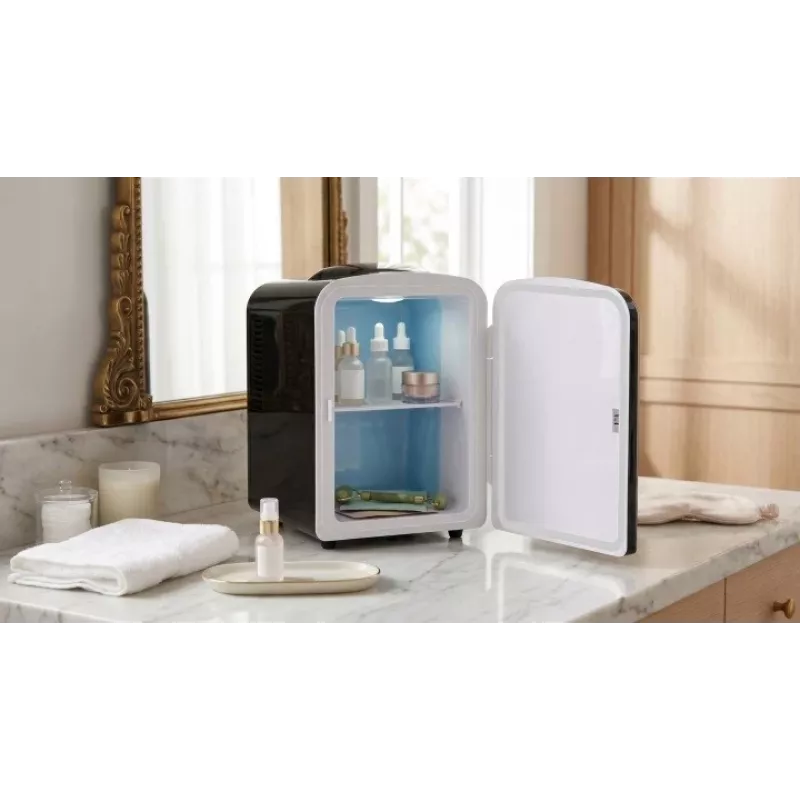ELLE Home ESDAF101BKEU Mini frigo 4L nero