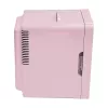 ELLE Home ESDAFX08PUEU Mini frigo con specchio trucco LED 8L viola