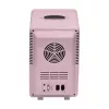 ELLE Home ESDAFX08PUEU Mini frigo con specchio trucco LED 8L viola