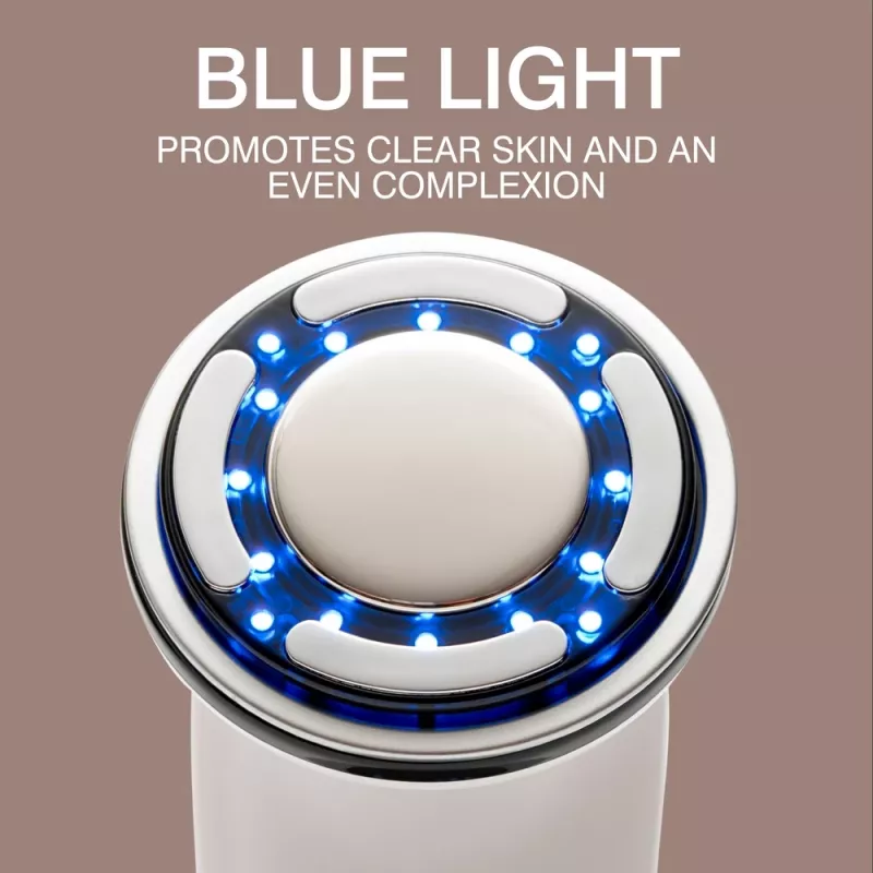 RIO FCAA-EU/1,0 maschera viso LED - terapia a luce rossa, blu e verde, 150 LED, ricaricabile
