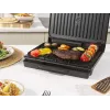 Salter EK6236VDE ActiGrill Everyday Griglia elettrica, 1000 W, antiaderente, nero/argento