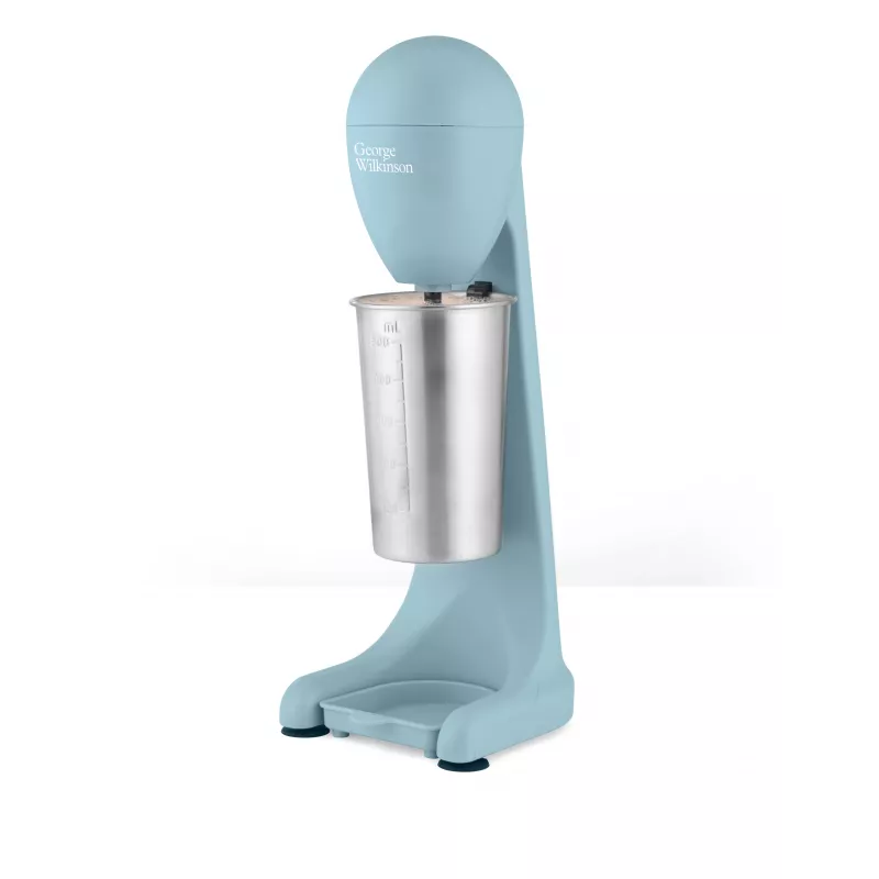 Giles & Posner EK6628GSBLVDE Frullatore per milkshake 60W 500ml nero/argento retrò