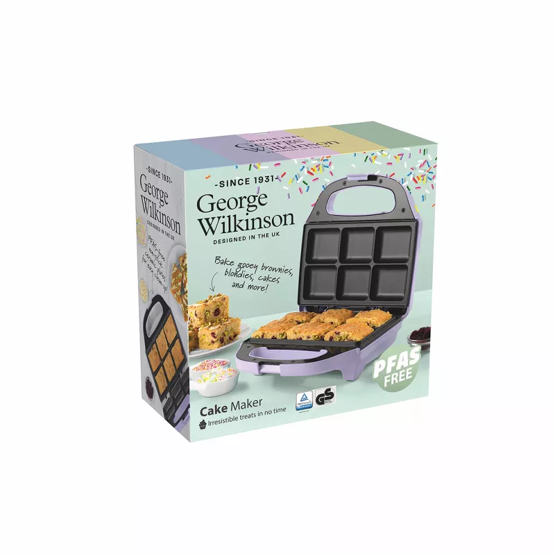 Giles & Posner EK5921GSBLVDE Macchina per cupcake - 700W, 7 cupcake, antiaderente, nero