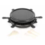 Giles & Posner EK4511GV2VDE Raclette grill da tavolo 1200 W 8 persone nero/argento