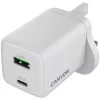 CANYON CU45AC caricatore da parete GaN 45W 1xPD 1xQC UK bianco