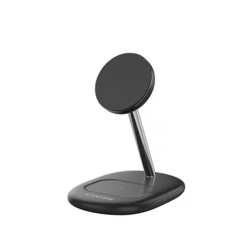 Canyon On Power 205 - stazione di ricarica wireless 2in1 per 2 dispositivi contemporaneamente - nero