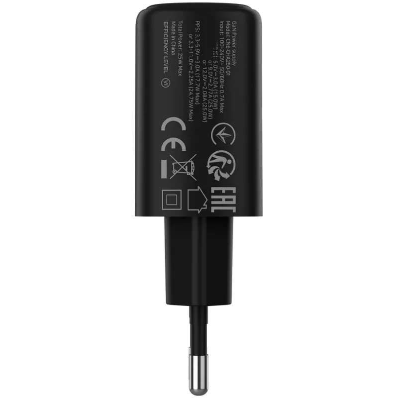 CANYON OnCharge 250 caricabatterie da parete 25W 1xPD EU nero