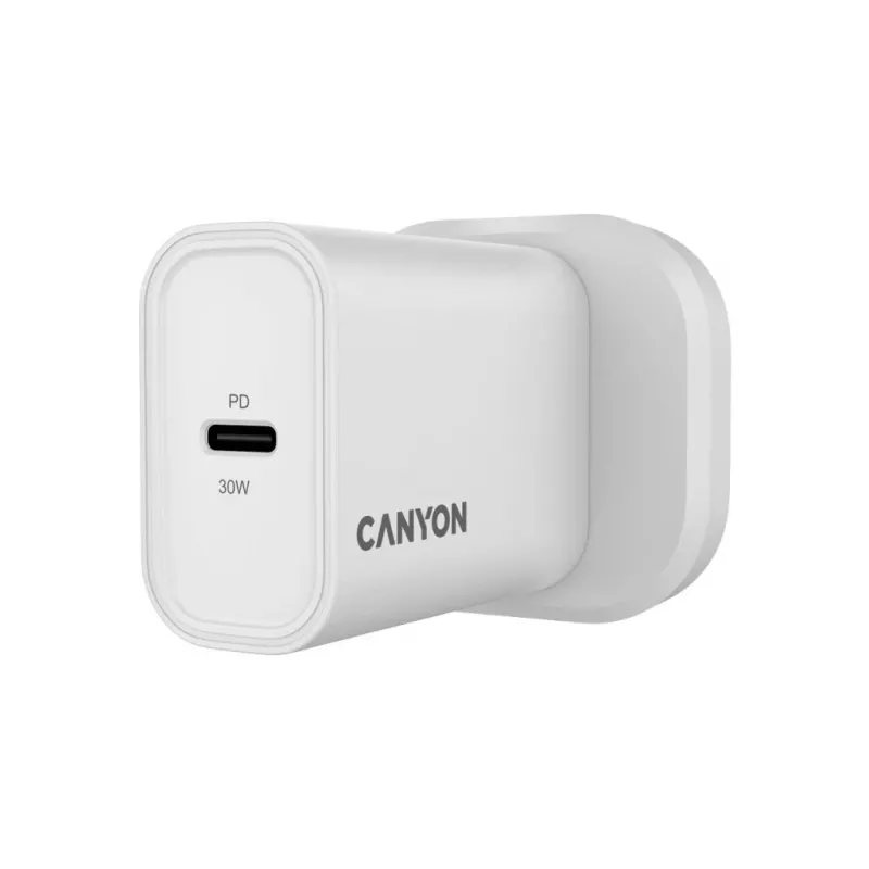 CANYON OnCharge 30CL Max Power caricabatterie da parete 30W 1xPD UK bianco