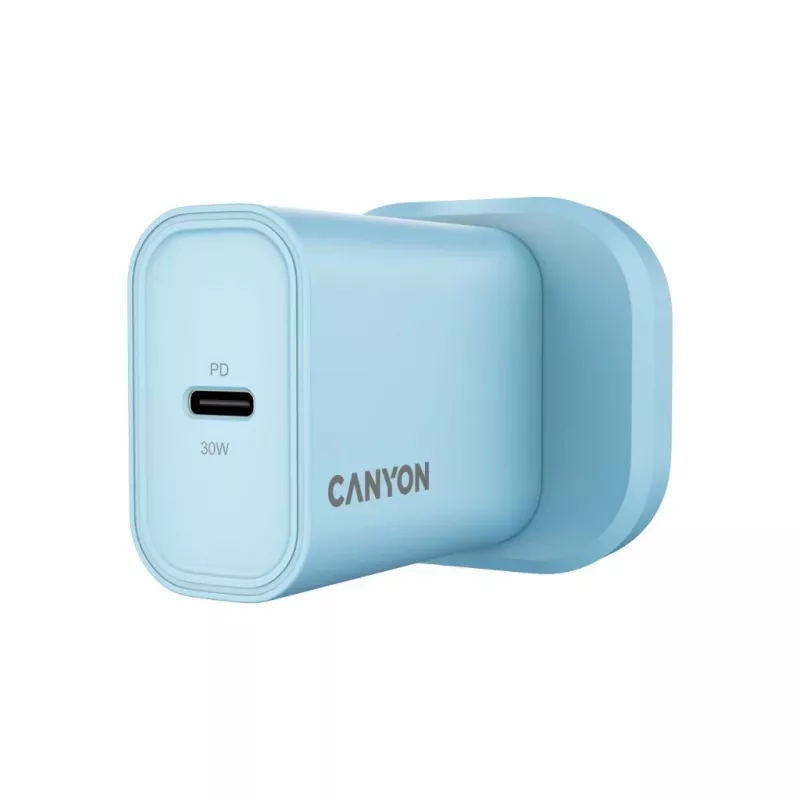 CANYON OnCharge 30CL Max Power caricabatterie da parete 30W 1xPD UK azzurro