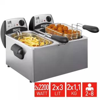 FRITEL friggitrice Starter 6 litri 4,4 kW grigio