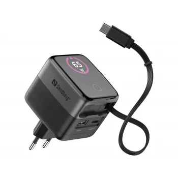 SANDBERG caricabatterie PD65W display + cavo