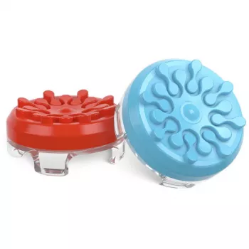 SteelSeries KontrolFreek Performance Thumbsticks Splash (rosso/blu, 2 pz., per Nintendo Switch Joy-Con e Nintendo Switch Lite)