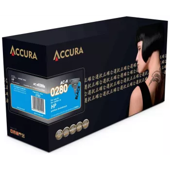 ACCURA cartuccia toner HP n. 80A (CF280A) sostitutiva - nero, 2700 pagine