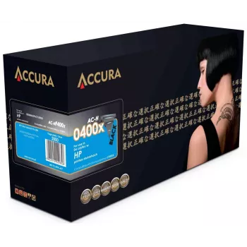 ACCURA Cartuccia toner HP n. 201X (CF400X) nero High Yield compatibile
