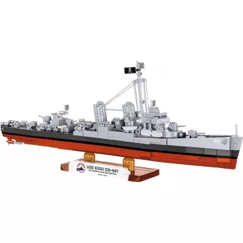 COBI USS Kidd DD-661 Cacciatorpediniere Classe Fletcher Kit Modellino Plastica 1:350