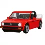 COBI 24660 Volkswagen Golf Cabriolet (1979-1993) set di costruzioni, 1:35, rosso