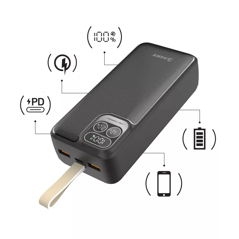 Hawk HW-PB30000 Power bank 30000mAh nero