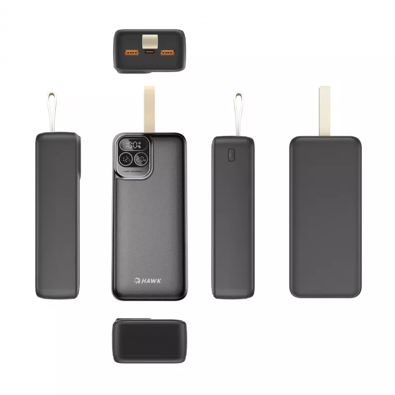 Hawk HW-PB30000 Power bank 30000mAh nero