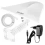 VAYOX DigiActiv Antenna esterna DVB-T/T2 4G LTE VHF UHF VA0022 bianco