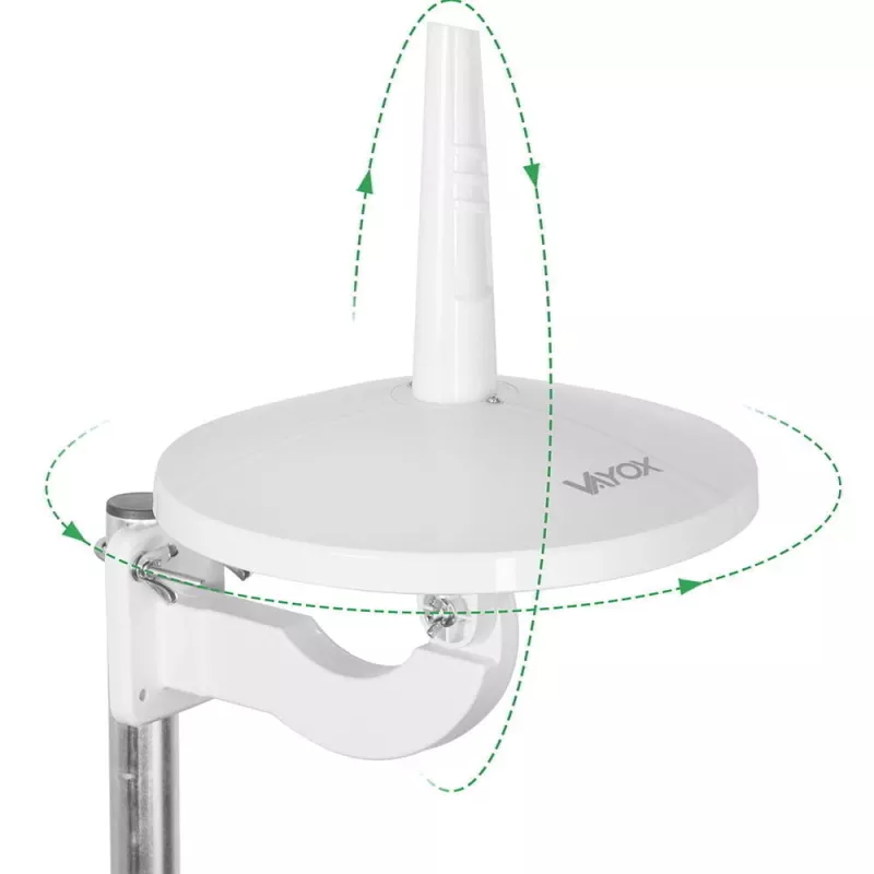 VAYOX VA0066 DVB-T/T2 Digital720 Combo Antenna omnidirezionale bianco