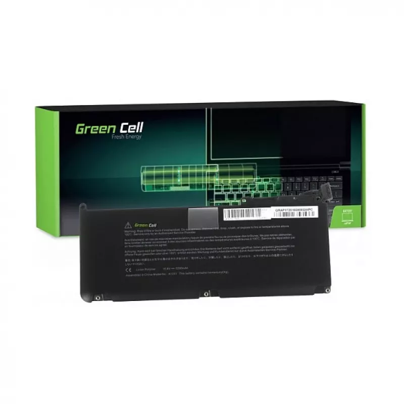 Green Cell Batteria ricaricabile per Apple MacBook 13 A1342 Unibody (Late 2009, Mid 2010) 10,8V 5200mAh