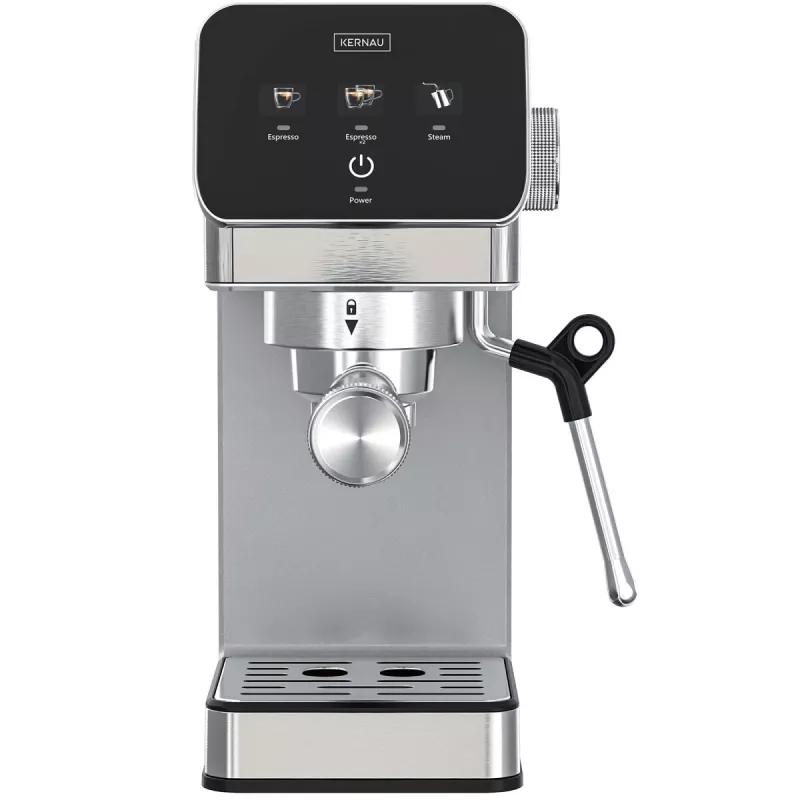 Kernau KCM 131 macchina per espresso, 15 bar, 900 W, serbatoio acqua da 0,9 l, caffè macinato ed ESE