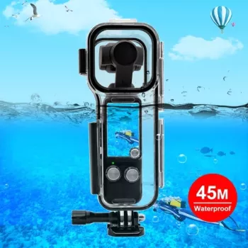 PULUZ Custodia subacquea per DJI Osmo Pocket 3, impermeabile fino a 45m, PU967T