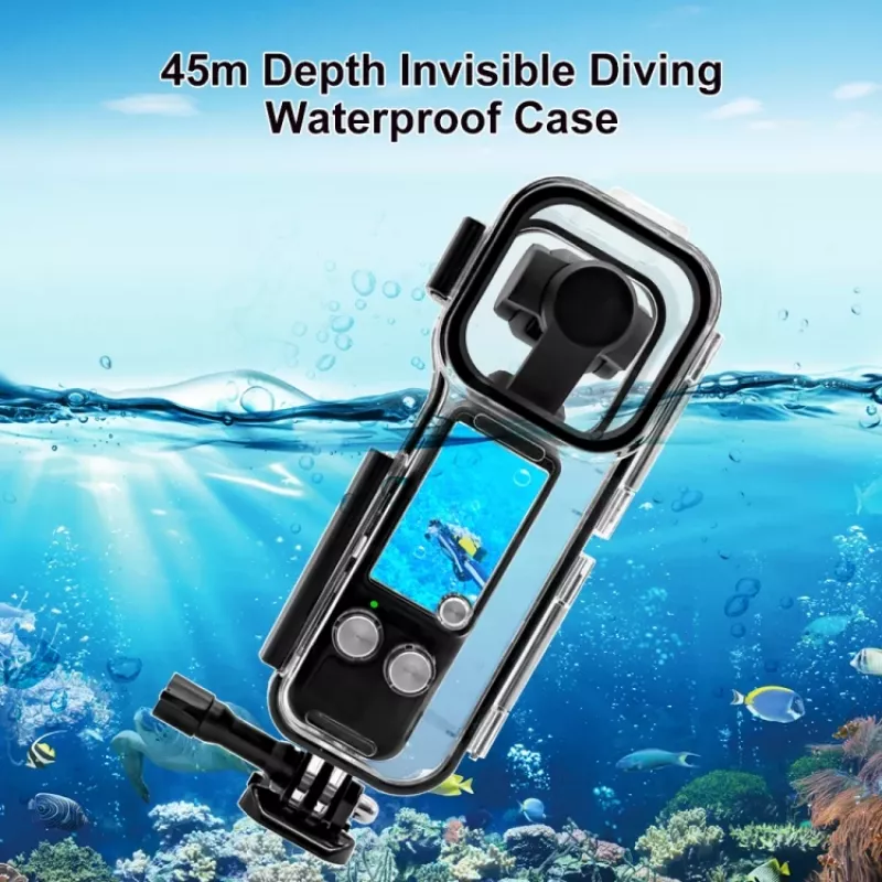 PULUZ Custodia subacquea per DJI Osmo Pocket 3, impermeabile fino a 45m, PU967T