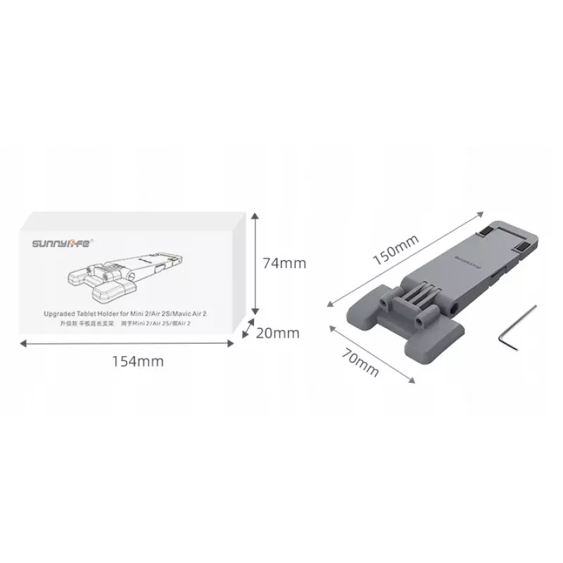 SUNNYLIFE Supporto tablet per DJI Mavic Mini 2 / Air 2 / Air 2S - Grigio