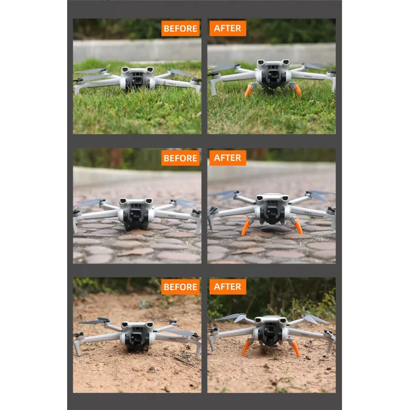 SUNNYLIFE Prolunga carrello per DJI Mini 3 / Mini 3 Pro - Grigio (MM3-LG551-GY)