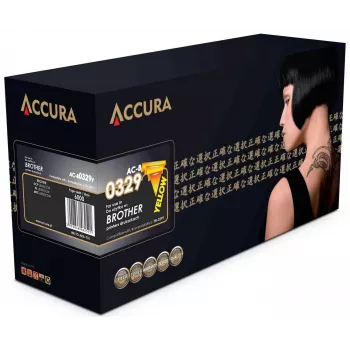 Accura Cartuccia toner compatibile (TN-329Y) giallo alta resa per Brother