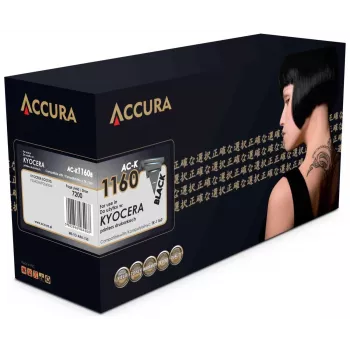 ACCURA Cartuccia toner compatibile come sostituto per Kyocera TK-1160 (nero, resa standard, 7.200 pagine)